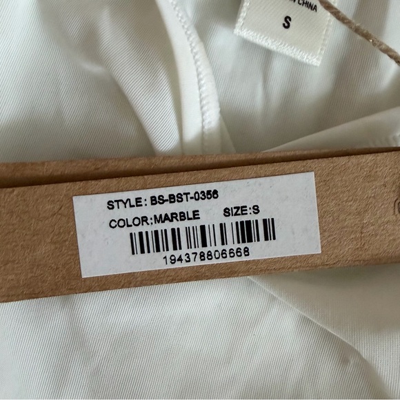 SKIMS Jelly Sheer Bodysuit Marble NWT Size Small - Picture 6 of 7